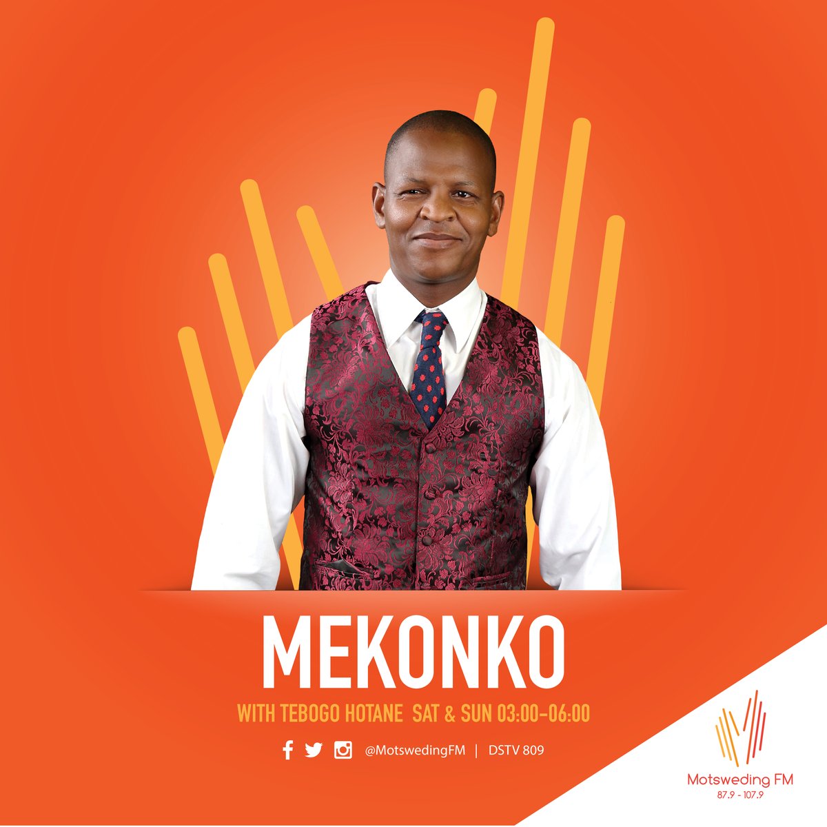 motswedingfm's tweet photo. 03:00 - 06:00 | #Mekonko le @1tlatsa 

#ReThataKaWena
📱 0825656674
☎️ 0898605665 
📡 Audio Bouquet: 809
📻 https://t.co/rRARqDwxO5 https://t.co/S4TOAMHW6F