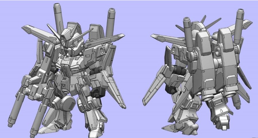 Zzガンダムがフィギュア モビルスーツアンサンブル で開発中 電撃ホビーウェブ