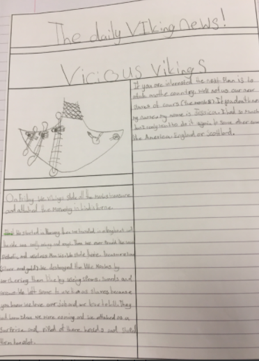 Year 4 are thoroughly enjoying learning about Vikings this half term. Did you know it is actually a myth that Vikings wore horns on their helmets?