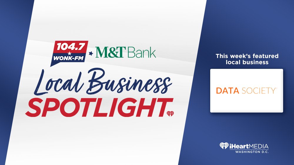 washfm's tweet image. .@1047wonkfm @MandT_Bank #LocalBusinessSpotlight: @DataSocietyCo, who deliver customized corporate data science training programs and consulting services to transform the way that businesses and government agencies operate.

Learn more at ihe.art/ntv6hKj