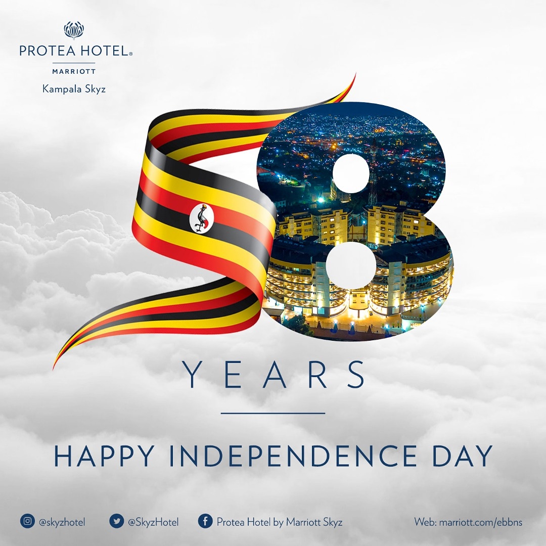 SkyzHotel's tweet photo. We celebrate the motherland ๐บ๐ฌ๐บ๐ฌ for its cultural diversity,unity,peace and love.
The Pearl is shining in full glory.
Happy Independence.
#ProteaSkyz #independenceug #UgandaAt58 https://t.co/wmQMxTGyZN