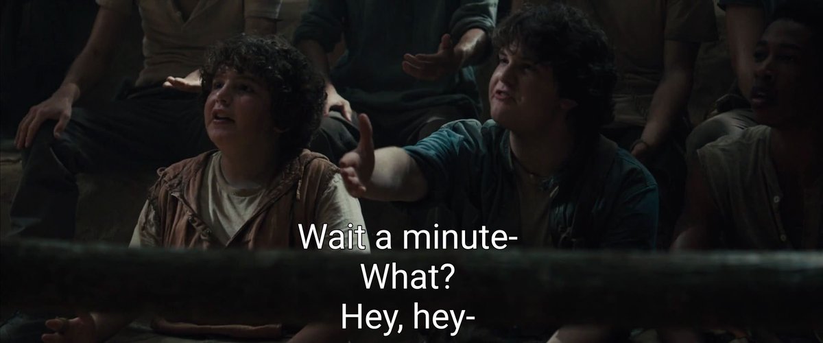 real scenes from the maze runner: a thread that has nothing to do with the table read at all