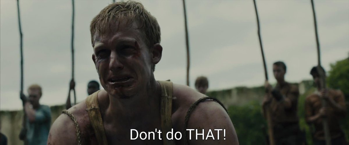 real scenes from the maze runner: a thread that has nothing to do with the table read at all