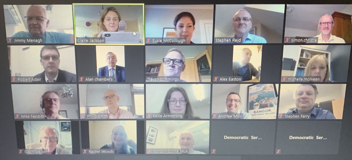 ANDborough's tweet photo. Today council and MPs/MLAs from our Borough met to discuss the impact of the pandemic on the Borough, how we can work better together and key projects that council are progressing including Belfast Region City Deal, Queen's Parade and Greenways.
#TeamAND https://t.co/ma0tDfeLoA
