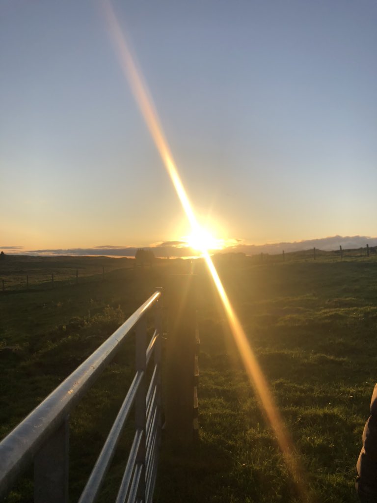 Last nights sunset 🌅 
#Northumberland #holidaylet #farmstay