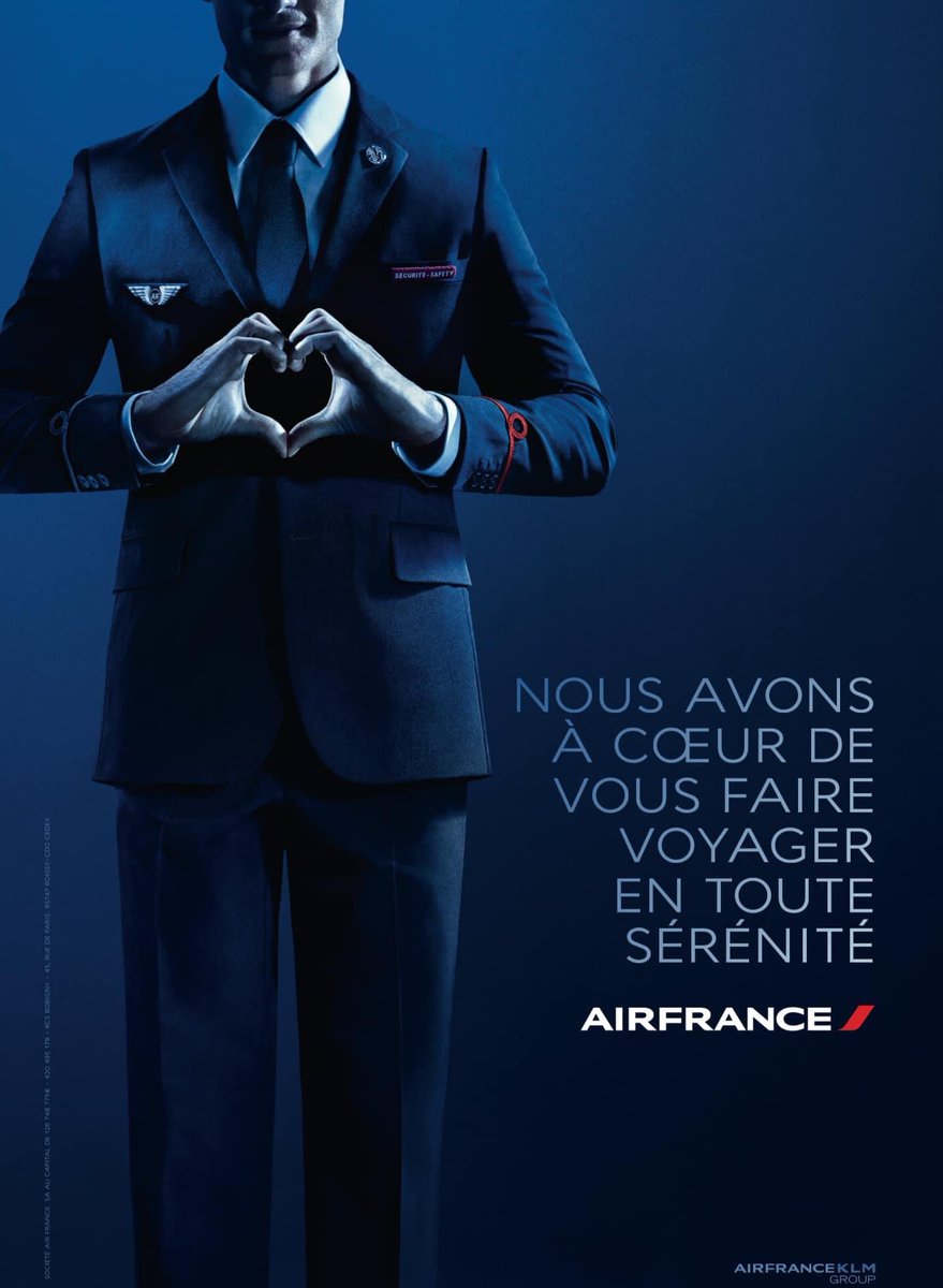 creapills's tweet photo. Mise en lumière par @airplusnews, cette campagne Air France fait débat. L'objectif initial étant de montrer la sérénité, le résultat est décrit par de nombreux internautes comme angoissant et "horrifique". Vous en pensez quoi ? https://t.co/za34oww6KW