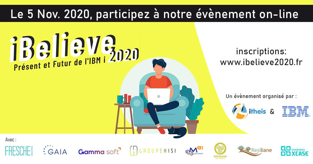itheis_IBMi's tweet image. iBelieve2020-5 NOV : Présent et Futur de l&apos;#IBMi : le programme est en ligne et vous pouvez vous inscrire à l&apos;événement =&amp;gt;ibelieve2020.fr
24 conférences d&apos;experts réunis lors de cet évènement on-line unique qui favorisera aussi les rencontres individuelles.