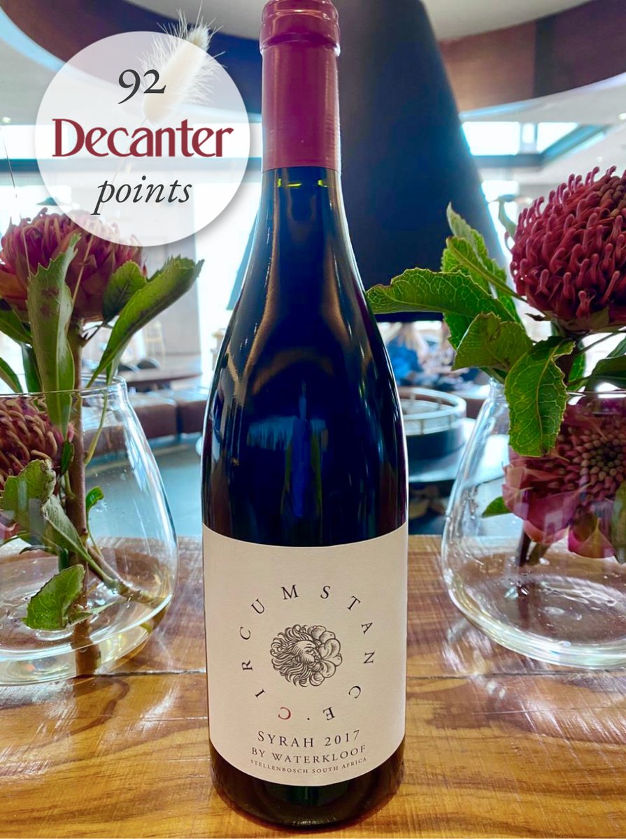 Circumstance Syrah in <a href="/Decanter/">Decanter</a>'s "30 GREAT SOUTH AFRICAN SYRAH BUYS" 🇿🇦🍷

waterkloofwines.co.za/circumstance-s…

#SouthAfricaWine #DrinkSouthAfrican #SpectacularSouthAfrica #SouthAfricanSyrah