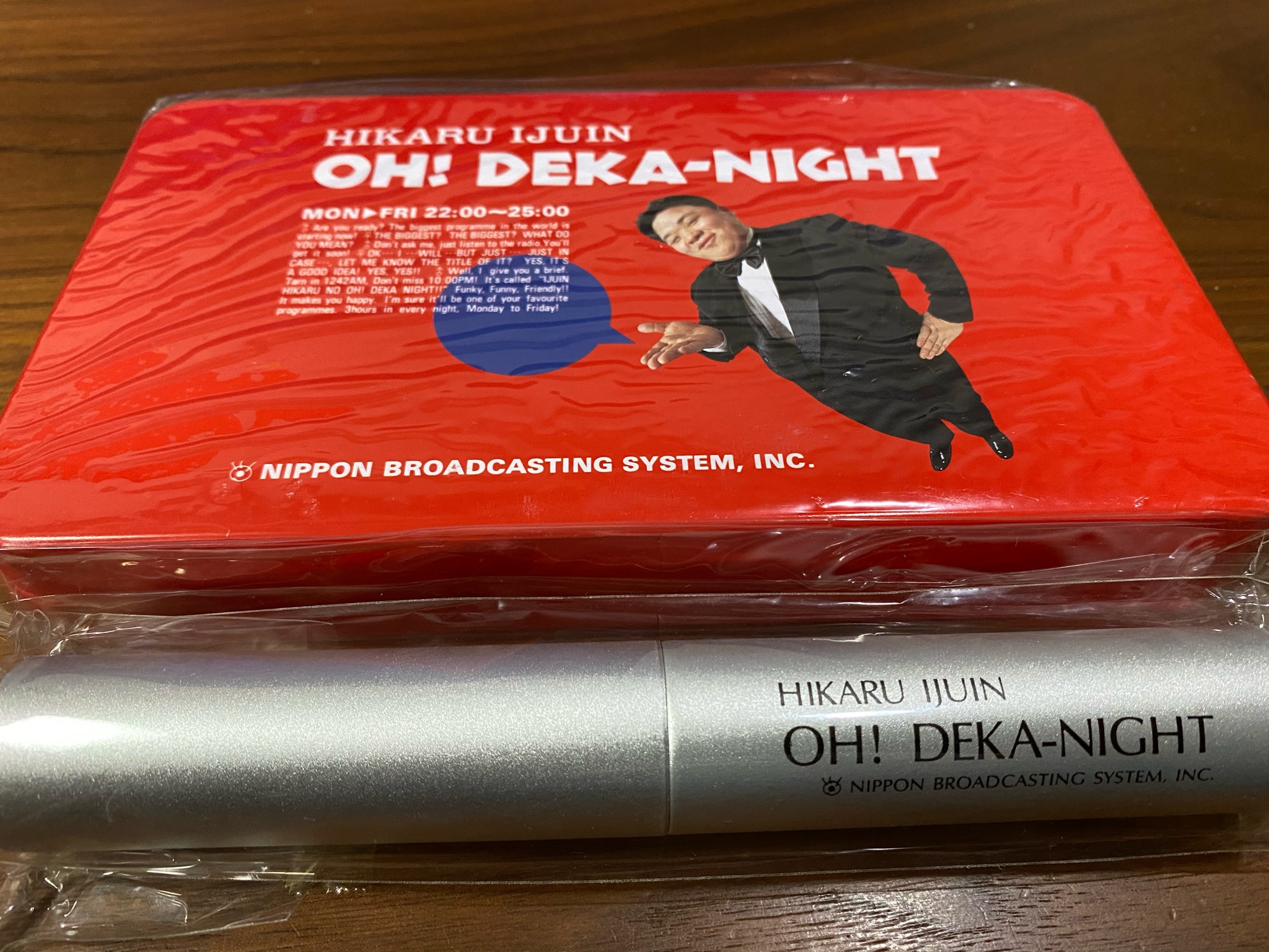 HIKARU IJUIN OH! DEKA-NIGHT ノベルティ　伊集院光 HIKARU IJUIN OH! DEKA-NIGHT ノベルティ 伊集院光 HIKARU IJUIN