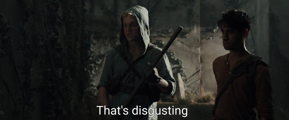 real scenes from the maze runner: a thread that has nothing to do with the table read at all