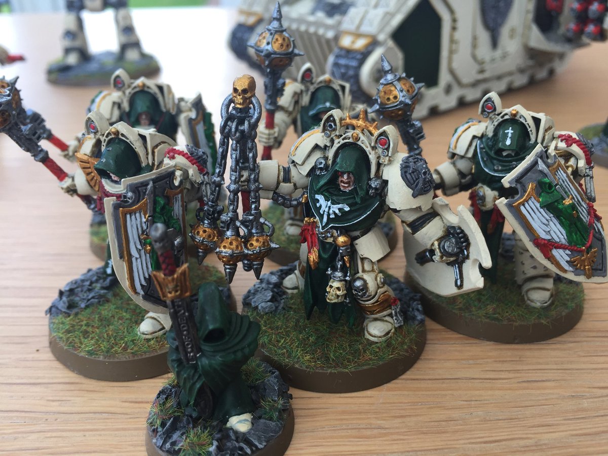 sdfnet40k's tweet photo. https://t.co/clxWFMM1KK oh the irony... the first time in like 4 editions of return to hobby that my Deathwing are good, and I cant play 40k due to house moves and baby! Perhaps the codex won't ruin the faction? (Who am I kidding! GW has a long history of derping the 1st legion!) https://t.co/TYHjoe2jVn