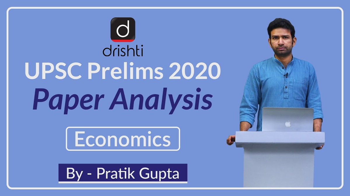 drishtiiaseng's tweet image. UPSC Prelims 2020 Paper Analysis by Mr. Pratik Gupta (Economics Faculty, Drishti IAS)

Watch Video: youtu.be/HlL0JgH3oGI

#PrelimsAnswerKey #Prelims2020 #PaperAnalysis #DrishtiIASEnglish