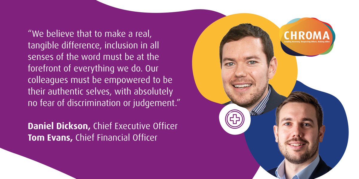 For #WorldMentalHealthDay tomorrow, as the custodians for Mental and Physical Health, @Daniel_Dickson1, CEO and <a href="/TomEvansTE/">Tom Evans</a>, CFO, share what we have achieved in the last year. They also share more about CHROMA, our new D&amp;I initiative, read more here: ow.ly/MlsO50BMUEN