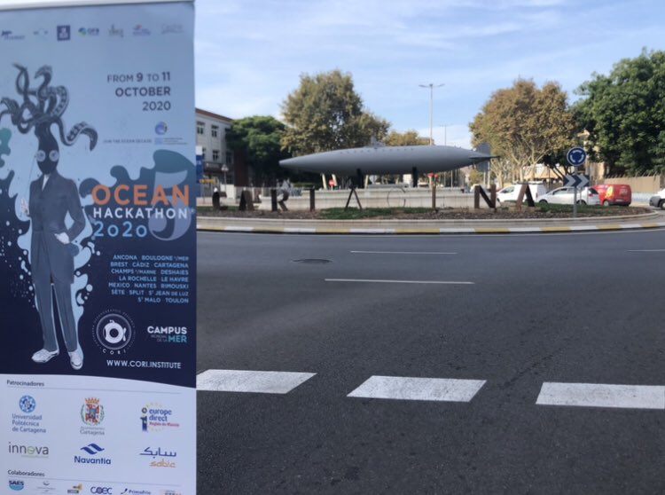 CORI_news_'s tweet photo. ¡El #OceanHackathon ya ha desembarcado en #Cartagena ! Esta tarde se formarán los 5 equipos que se enfrentarán en 48 horas de innovación marítima a varios retos para mejorar #sostenibilidad y #protección del #océano @CampusMer #oceanography #Ods14 #BlueEconomy #RamónAlonsoLuzzy https://t.co/SL2ocJyRUc