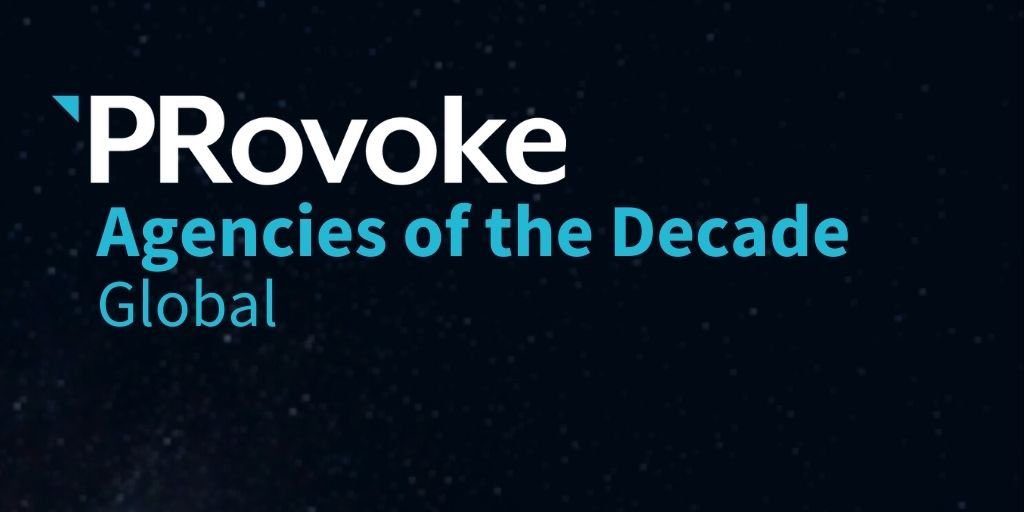 PRovoke Media names @AdfactorsPR as one of the seven global #PR consultancies of the decade. Thank you Clare Parsons, Allard Van Veen, Jeff Altheide, Ciro Dias, Richard Tsang and all the partners of @PROIWorldwide for your good wishes over the last decade provokemedia.com/events-awards/…