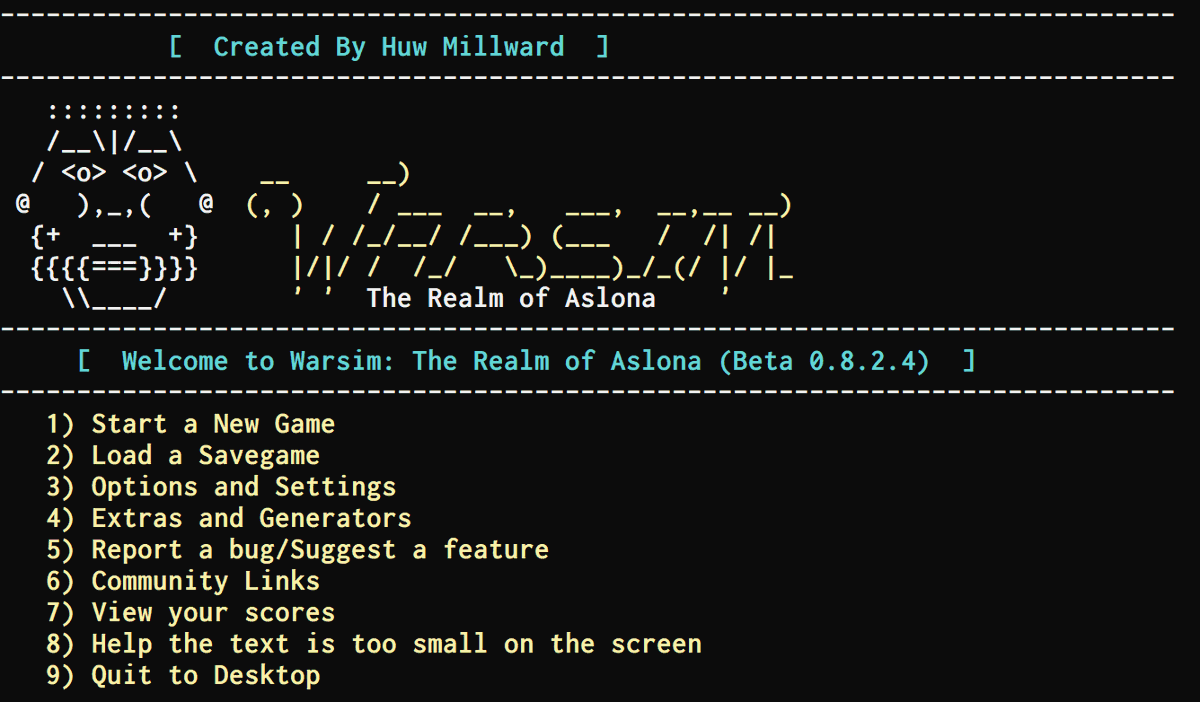 HuwMillward's tweet photo. New Warsim update with better arena controls and new main menu concept screens that can appear thanks to @sibachian 

https://t.co/uELZpIHp2Y

#indiedev #gamedev #update #Warsim https://t.co/QYyho2J4rb