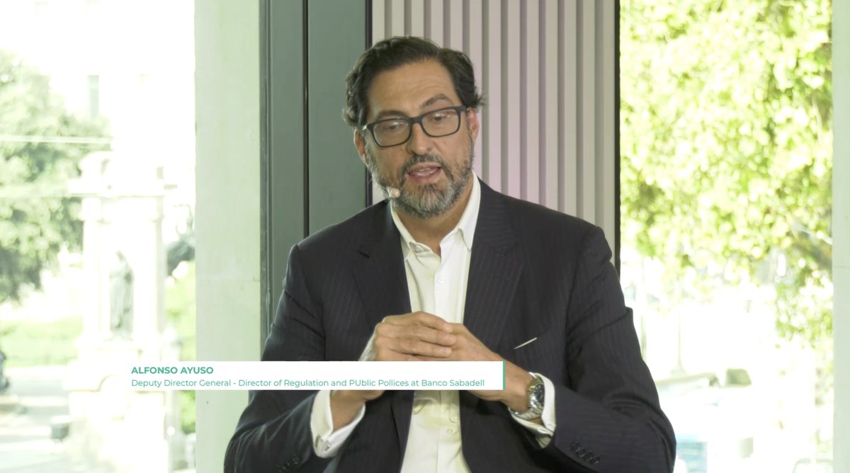Banco Sabadell (@bancosabadell) on Twitter photo #BNEW #TransformaciónDigital | <a href="/AlfonsoAyusoC/">Alfonso Ayuso Calle</a>, sub dir gral y dir Regulación y Public Policy en <a href="/BancoSabadell/">Banco Sabadell</a>: "La propia regulación nos está llevando claramente hacia un proceso de desagregación de servicios y hacia iniciativas de #OpenBanking" #EstarDondeEstés <a href="/BnewWeek/">BNEW - Barcelona New Economy Week</a> #BNEW #TransformaciónDigital | <a href="/AlfonsoAyusoC/">Alfonso Ayuso Calle</a>, sub dir gral y dir Regulación y Public Policy en <a href="/BancoSabadell/">Banco Sabadell</a>: "La propia regulación nos está llevando claramente hacia un proceso de desagregación de servicios y hacia iniciativas de #OpenBanking" #EstarDondeEstés <a href="/BnewWeek/">BNEW - Barcelona New Economy Week</a>