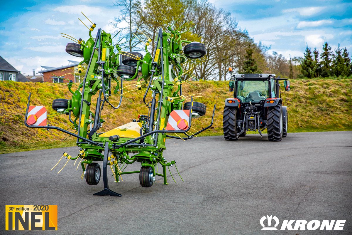 KroneFrance's tweet photo. 📣 Et une distinction de plus pour notre nouvelle faneuse #KRONE #VENDRO ! 🤩💪
👉Mention Spéciale 🏅 au concours INEL D'OR pour la béquille #Dynamic KRONE intégrée de série sur les nouvelles faneuses KRONE VENDRO ! 💡👌😉
#ineldor #inel #agriculture #élevage #spécialistes https://t.co/9dD3NPBjLB