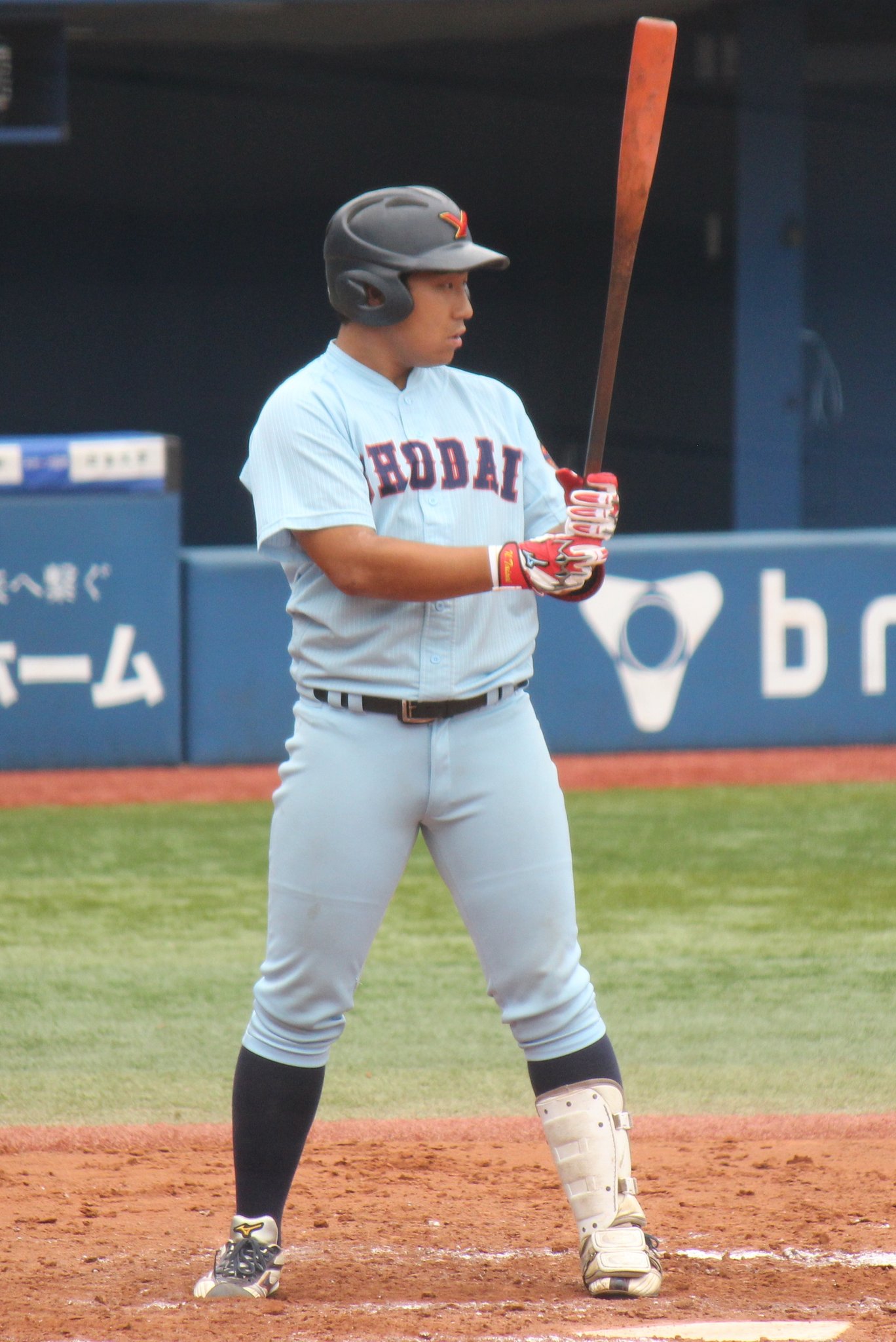 Hikaru2301 09 21 横浜スタジアム 神奈川大学野球 秋季リーグ戦 横浜商科大学 対 桐蔭横浜大学 横浜商科大学 29 野道大誠選手 １年生 敦賀気比高校 初めて観る選手でした 大学野球 神奈川大学野球 敦賀気比高校 横浜商科大学 野道大誠