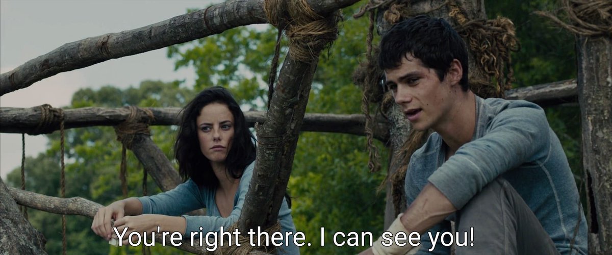 real scenes from the maze runner: a thread that has nothing to do with the table read at all
