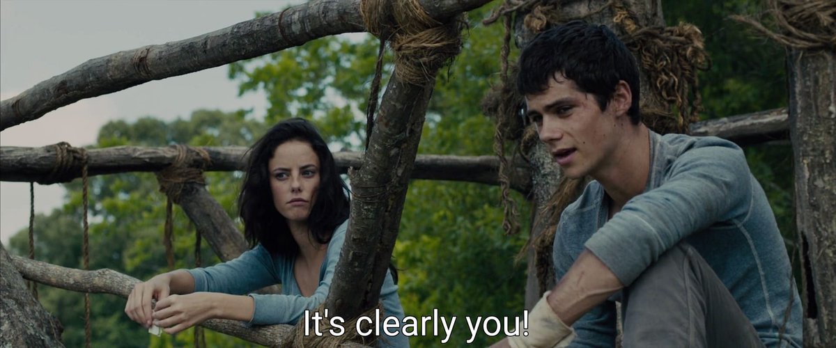 real scenes from the maze runner: a thread that has nothing to do with the table read at all