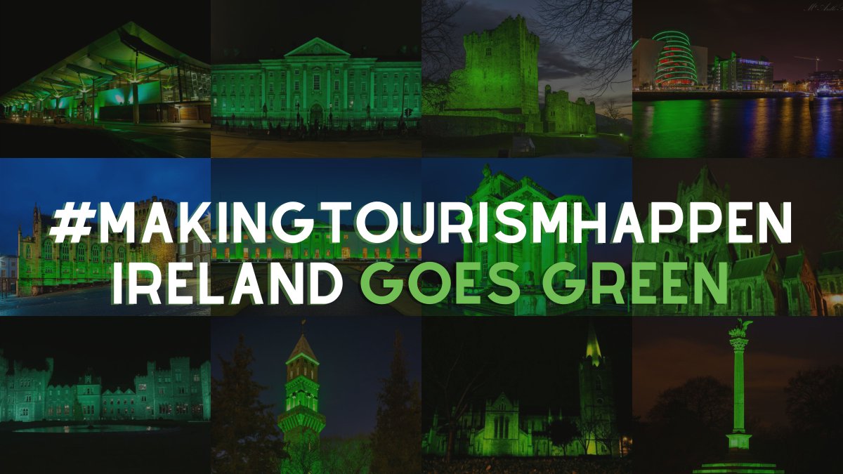 Proud to support our industry colleagues and highlight the importance of tourism in our wonderful country #IrelandGoesGreen #MakingTourismHappen #TheWestbury