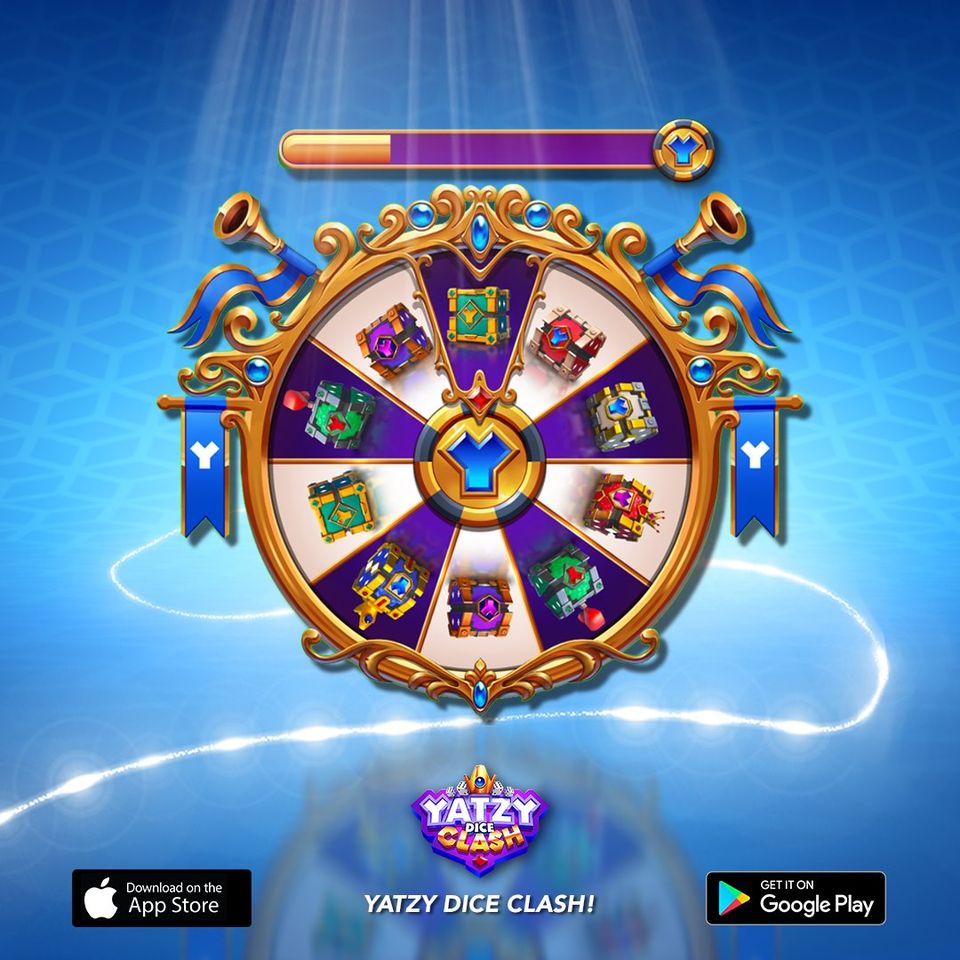 DiceClash's tweet photo. ✨THE WHEEL OF FORTUNE ✨

Collect coins each day to spin the wheel for fun surprises! 🤩

#TGIF #BoardGamesAreFun #MobileGames #SpinTheWheel https://t.co/BrsppcL5Je