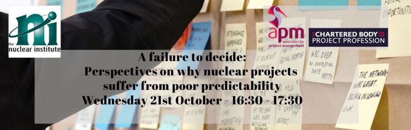 NI_YGN's tweet photo. ⭐️Nuclear PM SIG Webinar - “A failure to decide: Perspectives on why nuclear projects suffer from poor predictability”⭐️
Date: Wednesday 21st October 2020, 16:30
Signup Link:
https://t.co/5pHFkd3FMu
#nuclear #nuclearenergy #nuclearpower #nuclearindustry #nuclearprojects https://t.co/NCdQkHOZb1