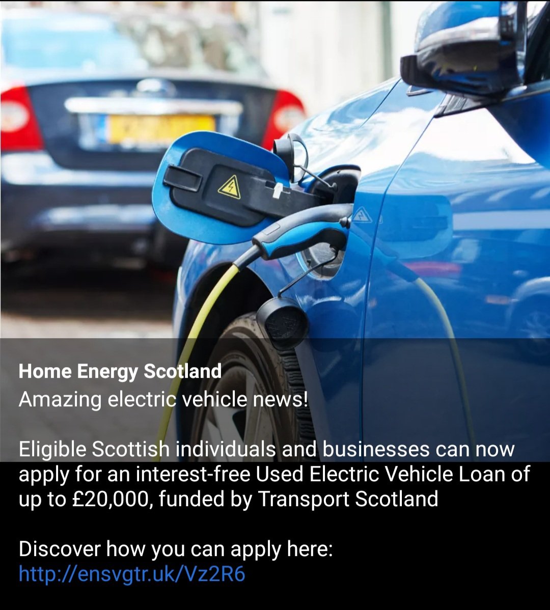rightcharge's tweet image. Any Scottish #EV enthusiasts out there? Here's some positive EV news for your weekend! 

£20,000 interest free loans for used Electric Vehicles 😁

#EvScotland #ScottishEvNews
#funded 

m.facebook.com/HomeEnergyScot…