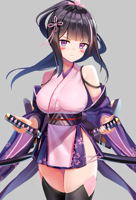 正義感溢れる巨乳くノ一ちゃん 