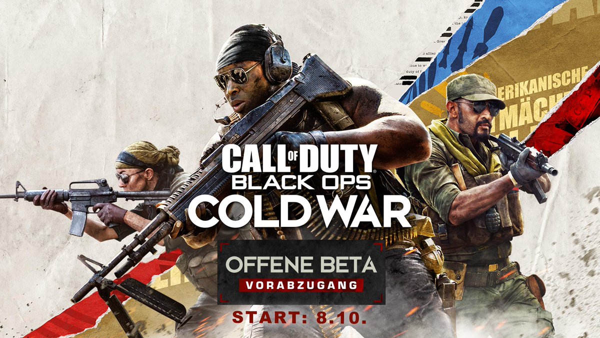 Hier kommt ein neuer Schwung #BlackOpsColdWar Beta-Keys für PS4!

Retweetet, folgt uns und lasst ein Kommentar da, mit wem ihr die Beta zockt. Wir schreiben dann random einige von euch an und verschicken einen Code. 
Danke an <a href="/CallofDutyDE/">Call of Duty Germany</a>!

*Teilnehmer müssen 18+ Jahre alt sein*