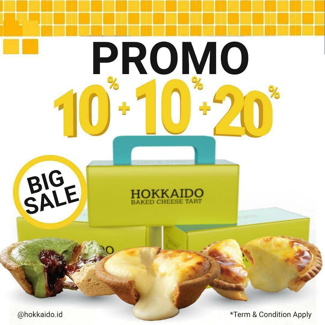 TSMbandung's tweet image. Dear #Cheeselovers 
Kita punya surprise buat kamu nih #teampromo, 10.10.20 bersama HOKKAIDO ada PROMO SUPER
DISKON 10% + 10% + 20% 😍
Jadi dengan kamu beli hokkaido min 6 pcs kamu sudah dapet promo sebanyak ituu , tunggu apalagi! Cus besok siapin pengingat otw ke outlet TSM !