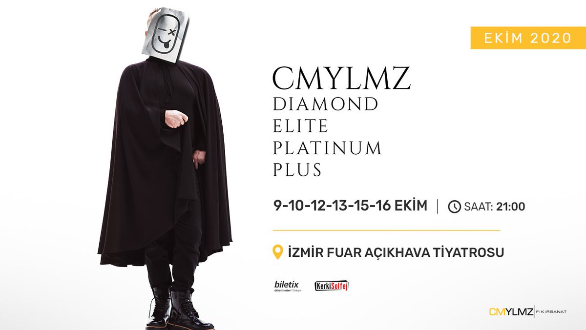 #CMYLMZ #DEPP 9-10-12-13-15-16 Ekim’de #İzmir Fuar Açıkhava Tiyatrosu’nda!

🎫 Biletler: bit.ly/deppizmir2020