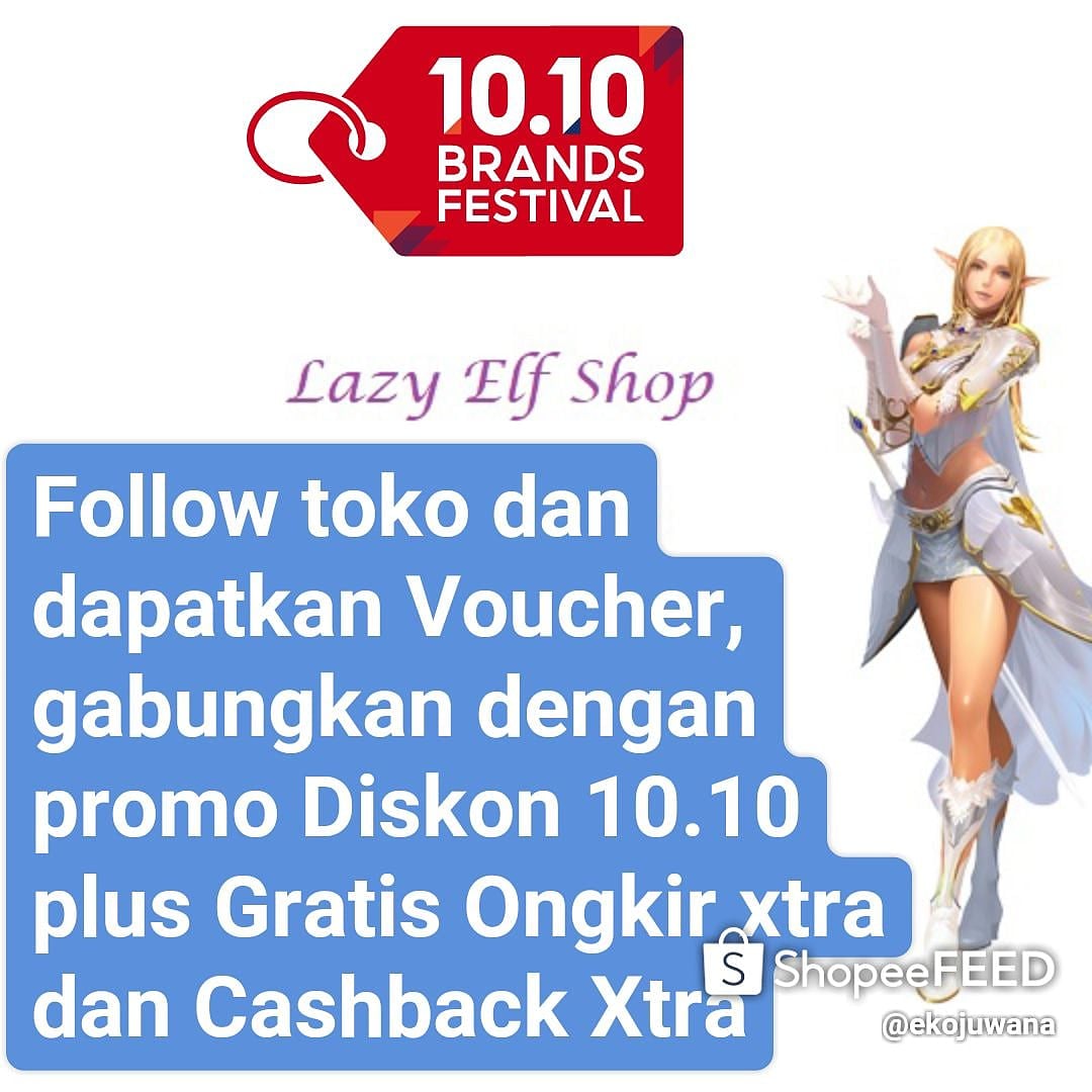 LazyElfShop's tweet image. lazyelf.shop present 10.10 sale..
makanan minuman instan.
bahan dan bumbu makanan.
grosir kurma menjelang lebaran.

#1010brandsfestival #1010shopeefeedday #jagungpopcorn #kwetiauinstan #kwetiaugoreng  #misua #misoa #Lazada1010 #blibli #bliblihisteria1010