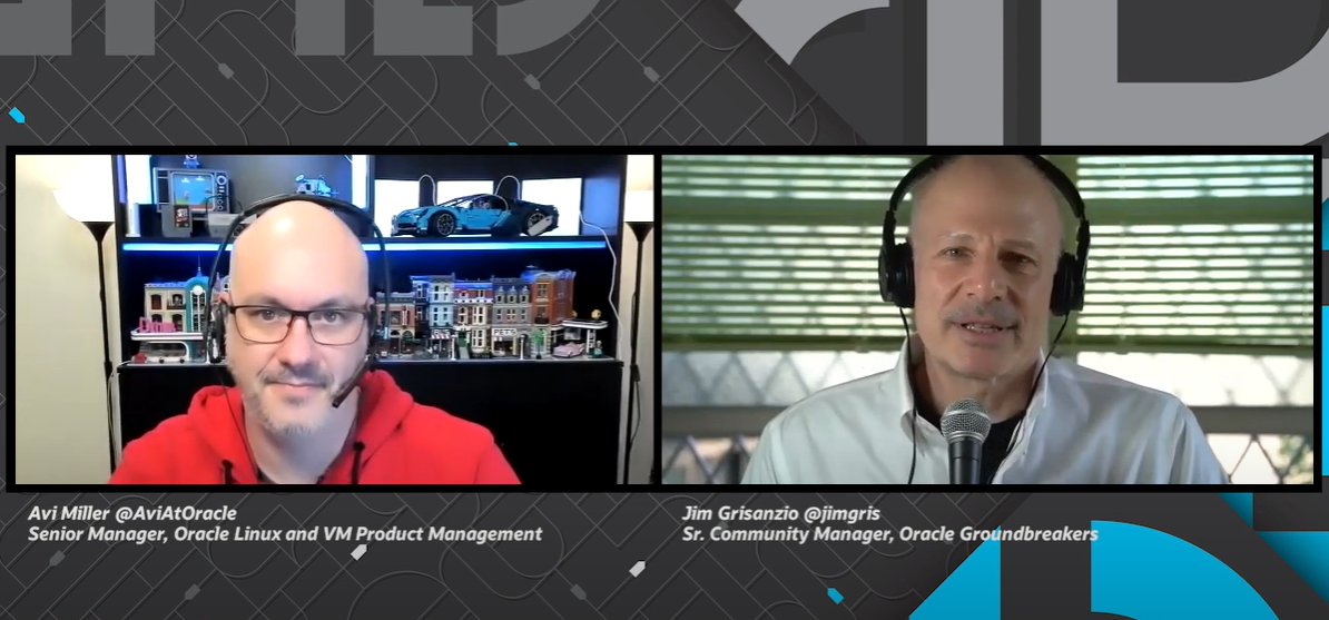 OracleLinux's tweet image. Hear @AviAtOracle talk about #OracleAutonomousLinux, upstream kernel development and other interesting topics in this video: @OracleGroundbreakers @OracleDevs #Linux
oracl.info/NVhg50BNu3b