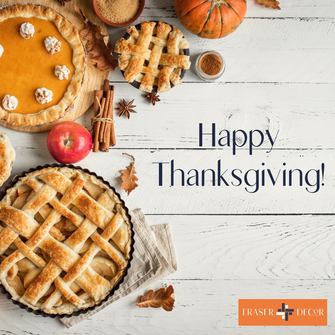 Fraser_Decor's tweet photo. It's a holiday so I'm posting a food photo!  Happy Thanksgiving and continued blessings from Fraser Decor.  My sincere hope is that you have lots of things to be thankful for! https://t.co/3l9ToKotEA