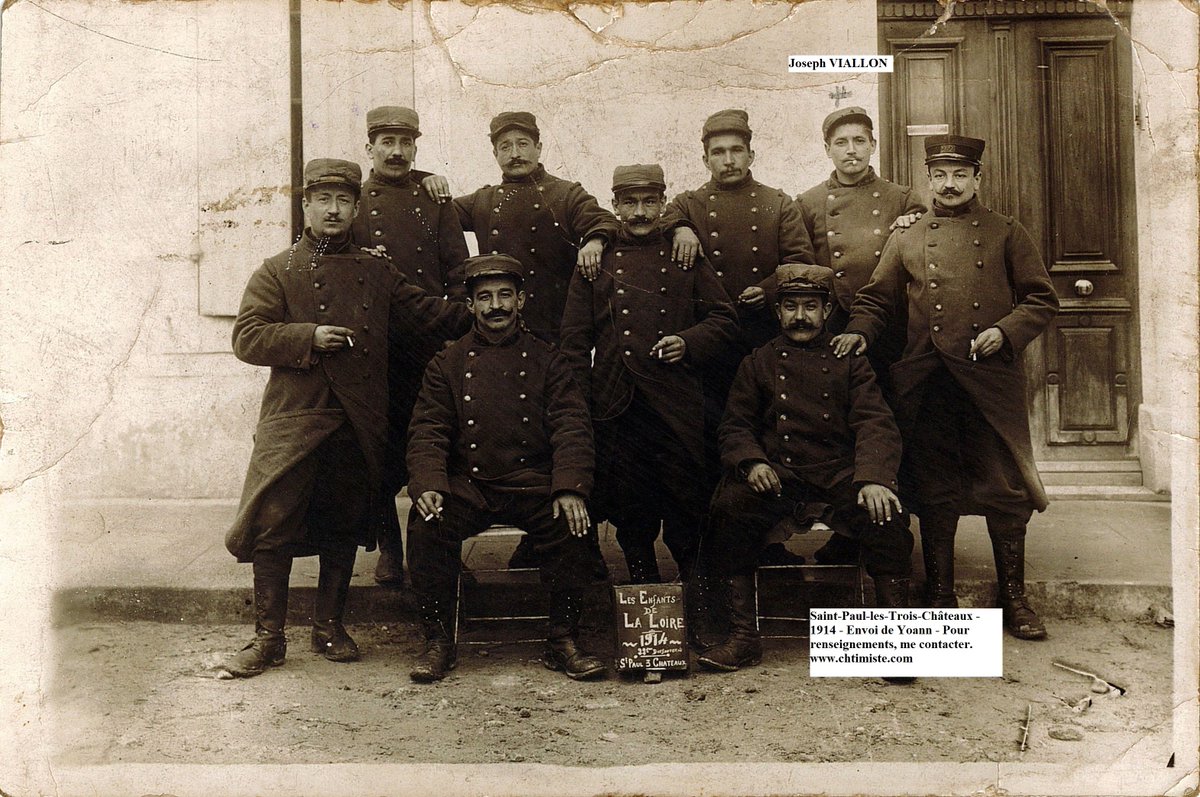 Le_Chtimiste's tweet photo. Joseph VIALLON, né 1884 (Loire) arrivé au 22e régiment d'infanterie décembre 1914, est mort pour la France le 25 mars 1915 à Gérardmer. Il était à cette date au 12e Chasseurs  #Chtimiste #Infanterie19141918 #22eRI https://t.co/kju6CQMkyd