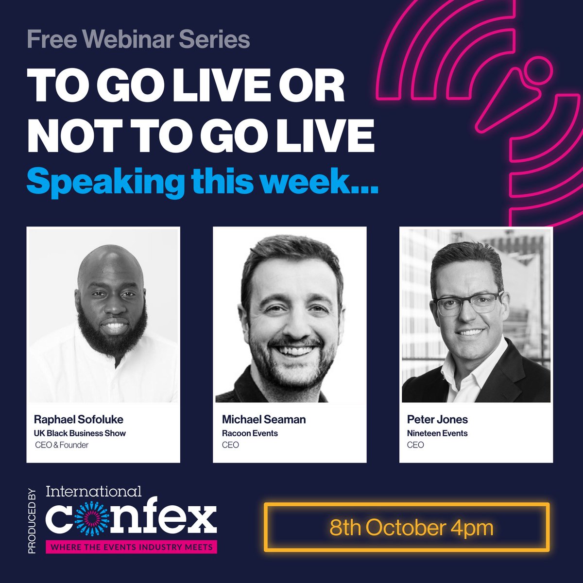 IntlConfex's tweet photo. Wow 🤩 nearly 500 #eventprofs registered to attend our first webinar that took place yesterday! If you watched, let us know your favourite part in the comments ☺️ 
Thank you again to our wonderful speakers 👏 https://t.co/M63cGHGcFC