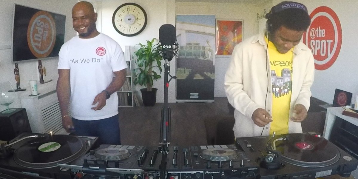 TheVinylFactory's tweet photo. Father-son duo Touchtee and P-rallel play reggae, lovers rock and soul music from their collection, featuring records passed down to P-rallel by his grandfather, Touchtee’s father https://t.co/3b9Ybd6NFo | #VFLive https://t.co/5cDL2XAHWy