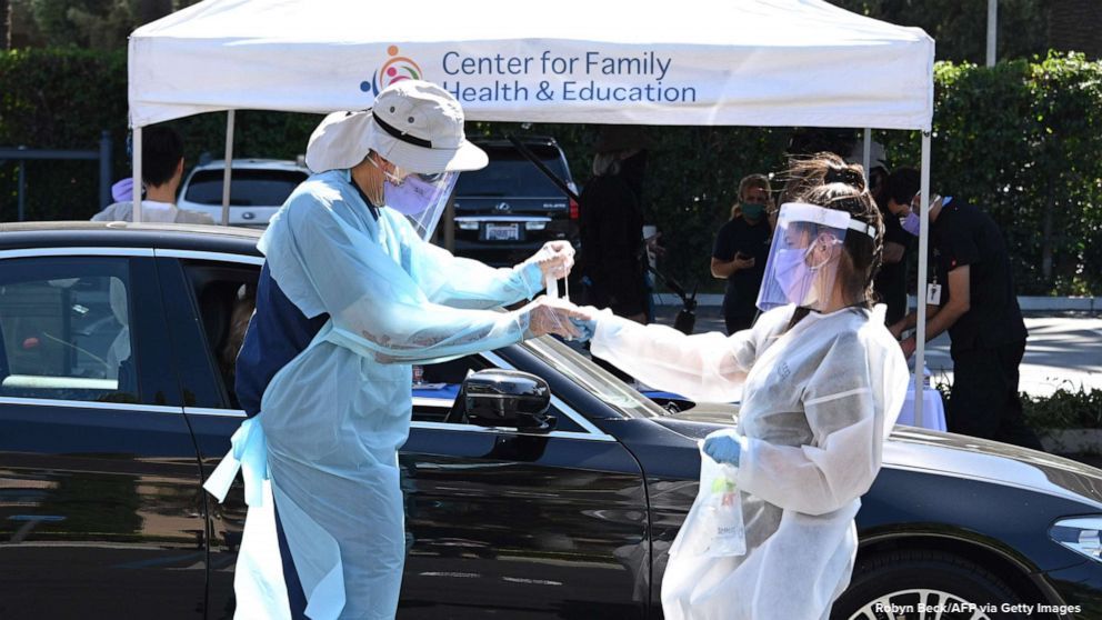 ABC's tweet image. LATEST: There were 56,191 new cases of COVID-19 identified in the United States on Thursday, according to a real-time count kept by Johns Hopkins University. abcn.ws/3jWl73S