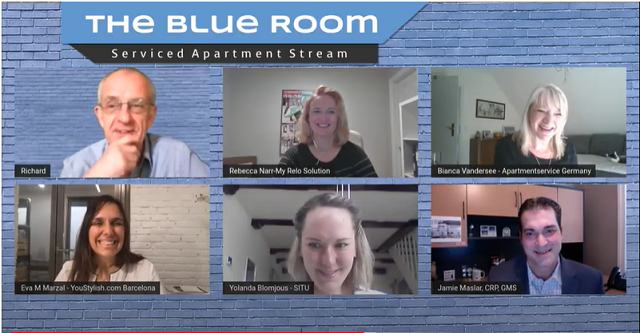 essamarketing's tweet photo. Join us in The Blue Room soon to discuss issues affecting #ServicedApartments and #CorporateHousing 
https://t.co/IAFllahwV5 https://t.co/zKj5Z2WDcc