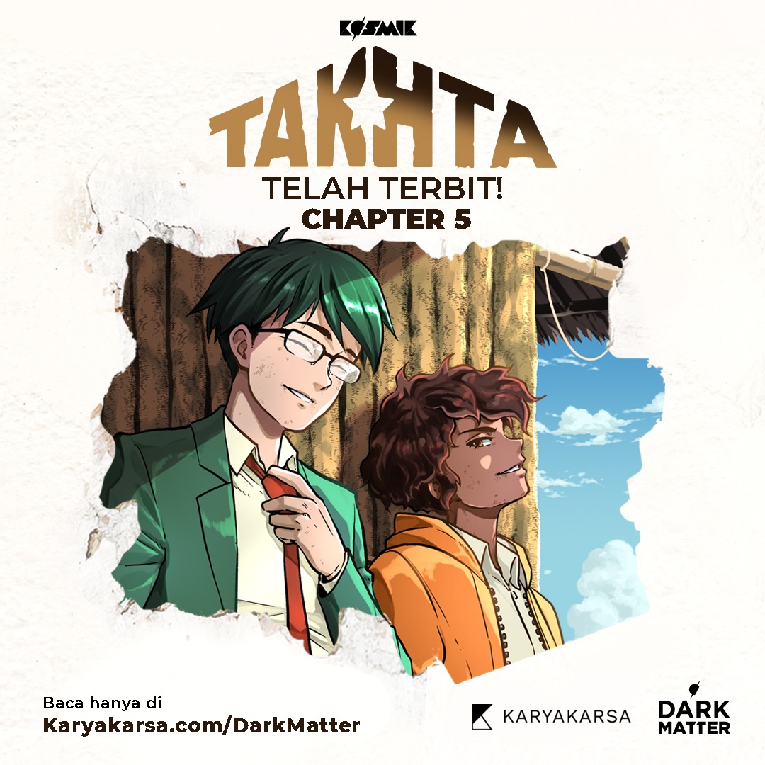 #KomikTakhta adalah komik remaja yang menceritakan kemelut politik 200 remaja terbaik bangsa yang terjebak di sebuah pulau antah berantah. Ditulis oleh saya, digambar oleh Kello Rayder dan diproduksi @kosmiknetwork.
Baca cuma di https://t.co/mxGnTOs2Ga! ?⚖️