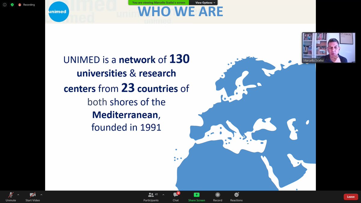 One of our guests for the #ErasmusUpgrade happening this weekend is <a href="/marcelloscalisi/">marcello scalisi</a>, Director of <a href="/unimed_network/">unimed_network</a>. 🌍 We are discussing with the ESN representatives about the student mobility status quo and the challenges /opportunities in the #Mediterranean region.