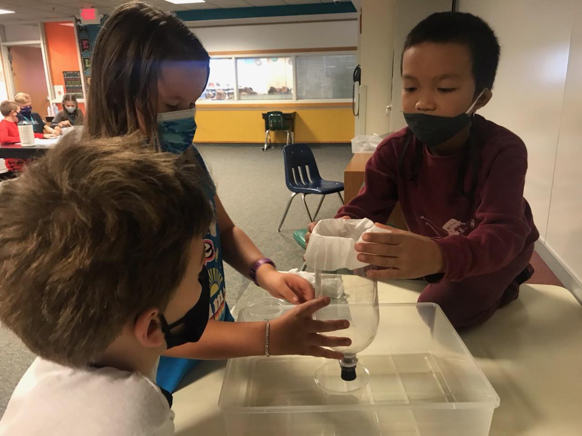 Testing filter materials! #environmentalengineers <a href="/MsBirkholz4/">Kelly Birkholz</a>