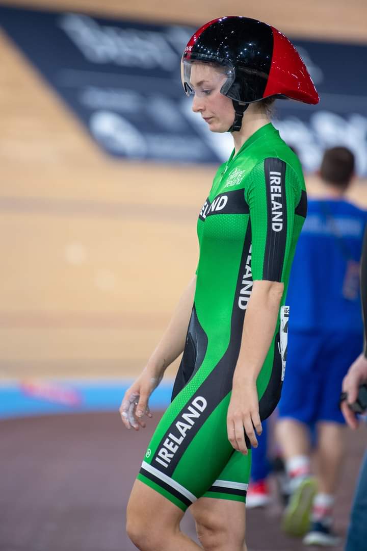 Mia Griffin is through to the Individual Pursuit bronze medal ride in the U23 #EuroTrack20 Championships.

This morning, JB Murphy finished 8th in the Elimination Race 💪
 
📃 Live timing👉🏼 bit.ly/EuroTrack20JrU…
📺 Live streaming👉🏼uec.ch