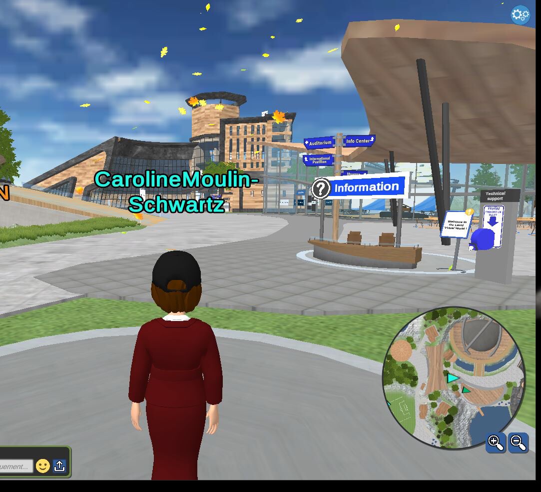 Petite visite guidée avant l’ouverture de la Convention @CRiP_asso lundi matin. 
C’est dans un monde virtuel immersif 3D que l’on va se retrouver pendant 2 jours les 12 &amp; 13 oct.
On y parlera #Cybersécurité avec entre autres, <a href="/rubycat_labs/">Rubycat</a> <a href="/wallixcom/">WALLIX</a> + #Hacking avec  <a href="/fs0c131y/">Baptiste Robert</a>