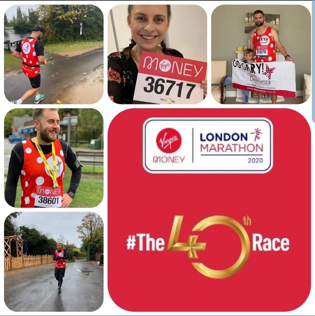Gary_Rob's tweet photo. Happy to have completed the virtual @LondonMarathon on Sunday with #TeamDemelza! 

I'll be holding the raffle tonight! If anyone would still like to play &amp; donate to @DemelzaHospice at the same time then please donate below. £5 = 1 entry, £10 = 2 etc 🍀

https://t.co/0ZyuYXJYTl https://t.co/ONIgjzRKw0