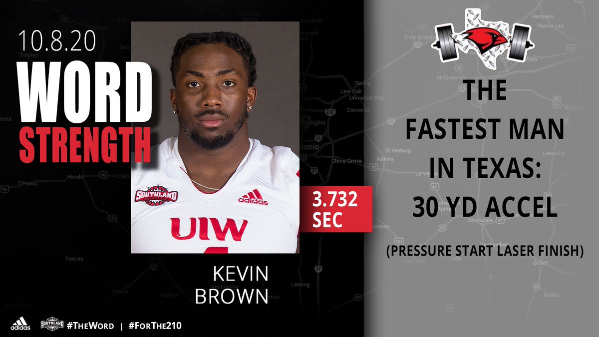 Our fastest men in Texas showing a little Louisiana speed as they blow bayou 💨 💨 💨 #TheWord @r_ferrel @cjhardy3 @kevvy_30 @UIWFootball