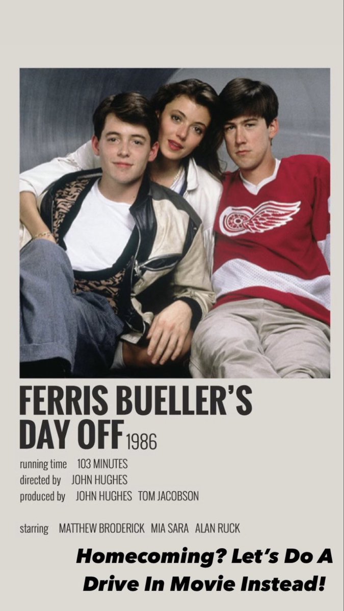 Drive in movie! See you tonight at 7.