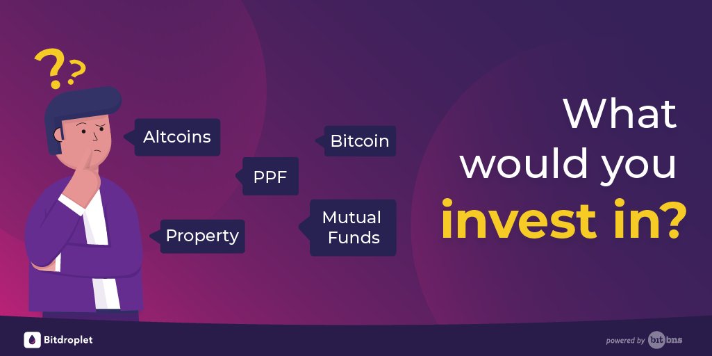 bitdroplet's tweet photo. As an investor, what investment do you think is best? 

#HappyInvestorWeek #Bitcoin #Investment #TheFutureOfImvestmentIsHere and it's @bitdroplet https://t.co/dixLXWGnFL